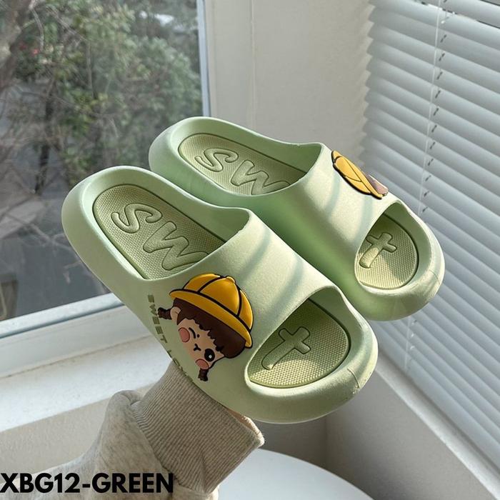 Gambar Gypsy - Sandal Rubber Slip-on Keluarga Motif Cewek Lucu Gemoy XBG12 - GREEN, 38-39 dari gypsy-id undefined Tokopedia
