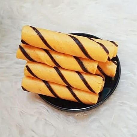 Gambar Egg Roll Zebra 1kg Egg Roll Kiloan Egg Roll Monde Egg Roll Frzoen - 100 gram dari Bawang Goreng Juara undefined Tokopedia