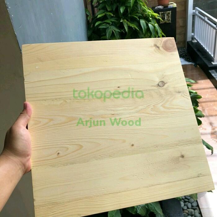 Gambar Kayu Kerajinan Ukuran 25 x 25 x 1,5 cm Kayu Dekorasi sudah halus - 25x25x1,5 cm dari Arjun Wood undefined Tokopedia