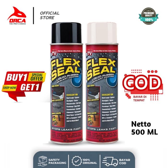 Gambar FLEX SEAL Spray Anti Bocor Rubber Sealant Rubber Sealant Spray - Atap - CAMPUR dari Basuki_Abadi undefined Tokopedia