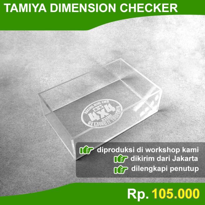 Gambar Tamiya Dimension Checker Bahan Akrilik dengan Gravir - RAK 4 TINGKAT - DIMENSION CHECK dari eligada undefined Tokopedia