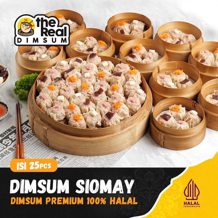 Gambar Dimsum Siomay Halal Isi 25 dari The Real Dimsum Bojongsoang undefined Tokopedia
