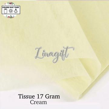 Gambar Sp07 Flower Wrapping Tissue Kertas Tisu Warna Lengkap 60X60 3 Lembar - - Cream dari Sumber Paperpack undefined Tokopedia