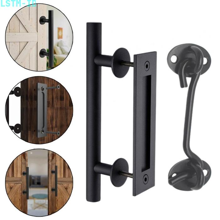 Gambar Handle Pintu Gudang Geser 12inch Pull And Flush Gate Hardware Kit Set dari rellshopt undefined Tokopedia
