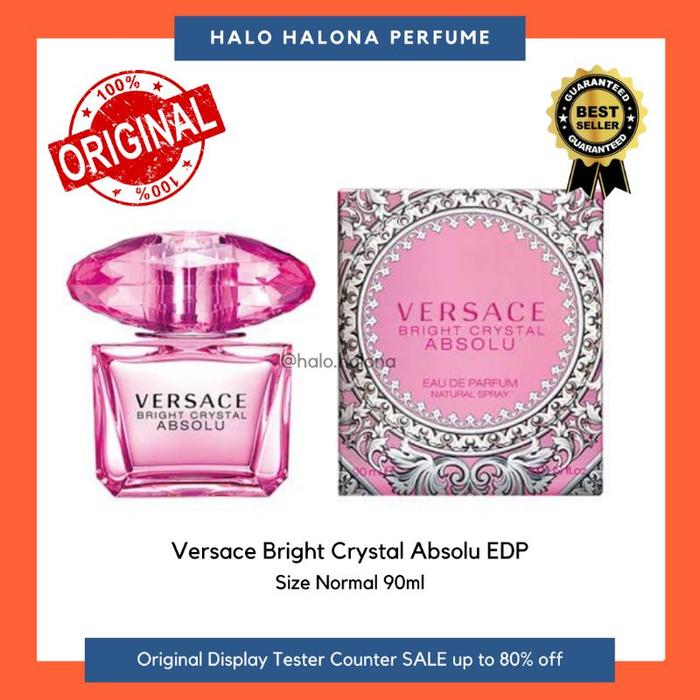 Versace Bright Crystal Absolu Edp Box Segel Parfum Original Authentic