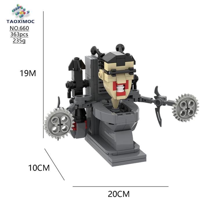 Gambar Moc Untuk Lego Skibidi Toilet Titan Monitor Titan Audio Man Model Blok - 660 (Tanpa Kota dari NUDENOTE official parfum undefined Tokopedia