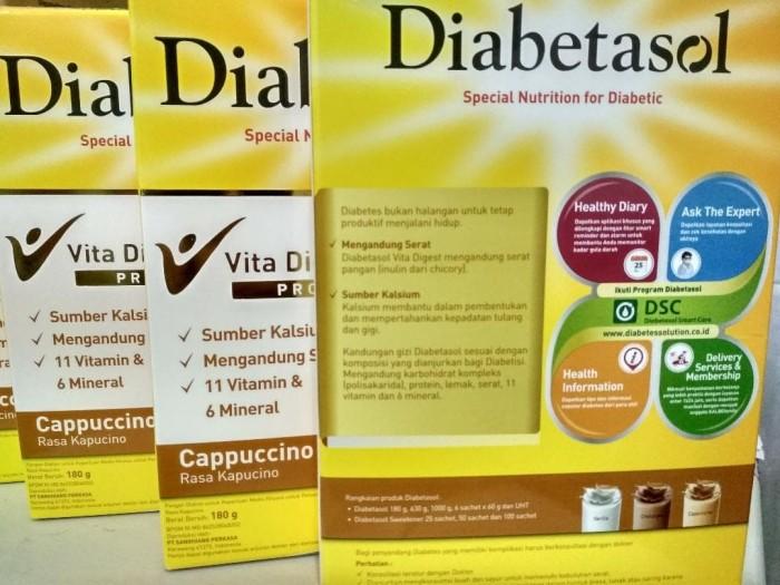 Gambar DIABETASOL VITA DIGEST CAPPUCINO 180 G dari Baskara0 undefined Tokopedia