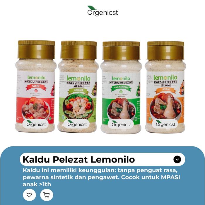 Gambar Lemonilo kaldu bubuk bumbu penyedap pelezat rasa ayam kampung jamur - Gorme sapi 40gr dari Gallery Yesiyana98 undefined Tokopedia