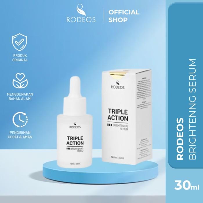 Gambar RODEOS Brightening Serum Triple Action Serum Wajah dan Muka 30ml - Serum Rodeos dari TheMall undefined Tokopedia