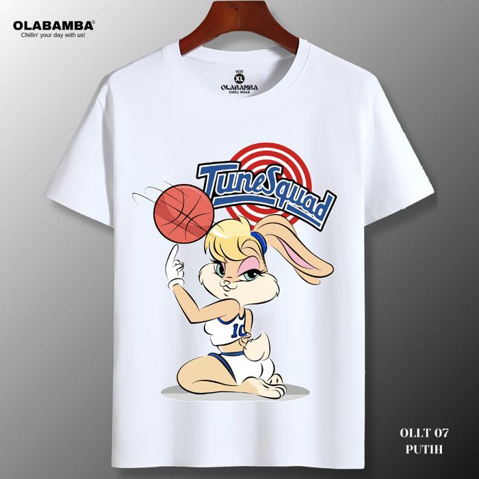 Gambar Kaos Distro Premium LADY RABBIT OLLT 07 - OLLT 07  PUTIH, XXL dari OLABAMBA_NEW undefined Tokopedia