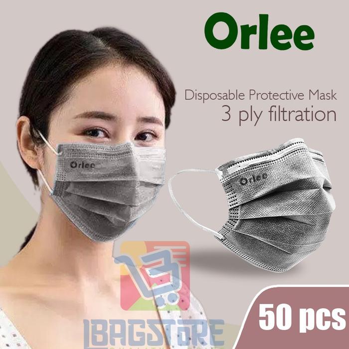 Gambar Grosir Masker Orlee Earloop Embos isi 25 box 1 box isi 50 pcs dari warkop kuningan undefined Tokopedia