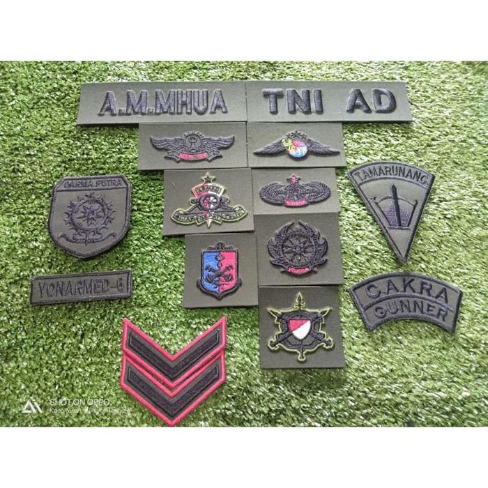 Gambar Premium !! BORDIR ATRIBUT PAPAN NAMA PDL TNI MIKA TIMBUL - MIKA TIMBUL, 9 BRIVET dari Power Office undefined Tokopedia