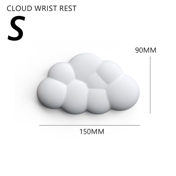 Gambar Mousepad Cloud Keyboard Wrist Rest Pad Typing Pencegah Sakit Mouse Pad - Wrist-White-S dari Soya Global undefined Tokopedia