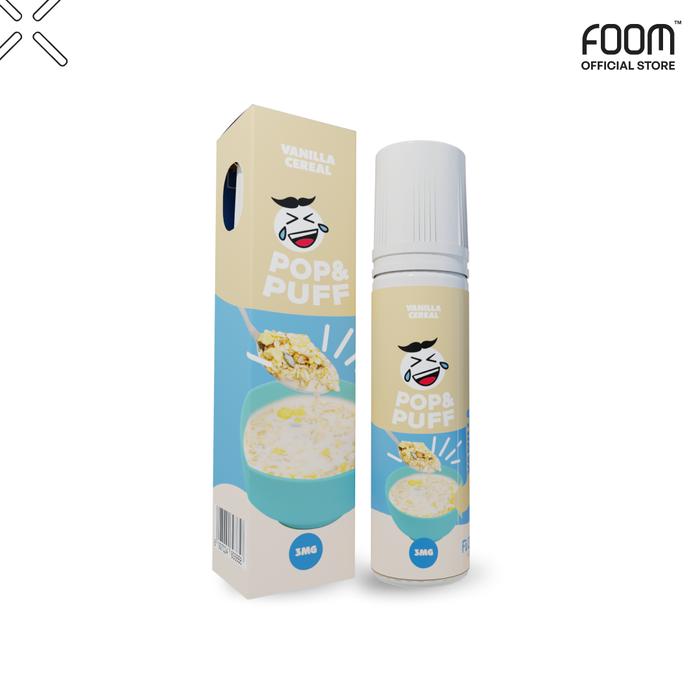 Gambar Liquid Freebase POP & PUFF 60 mL (3 MG) - Vanilla Cereal dari Foom The Best undefined Tokopedia