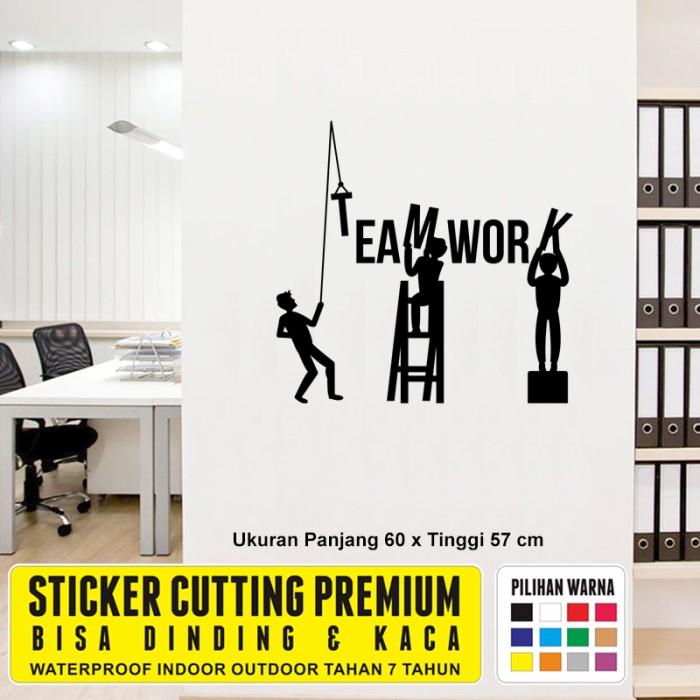 Gambar Wall Stiker Dinding Kaca Team Work Sticker Kantor Motivasi - Tangga, Putih dari Mintreng Art Sticker undefined Tokopedia