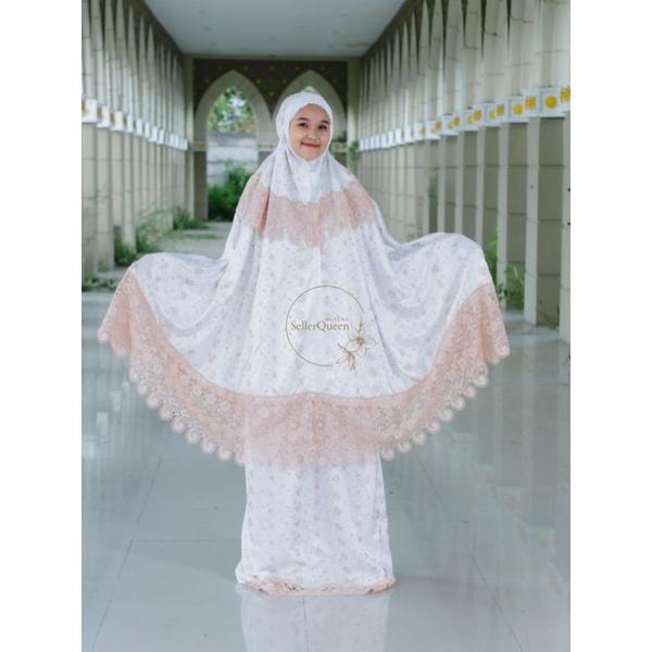 Gambar 100% NEW MUKENA SELLER QUEEN - ALIFA SUTRA PARIS HAPPY SHOPING dari kholpor undefined Tokopedia