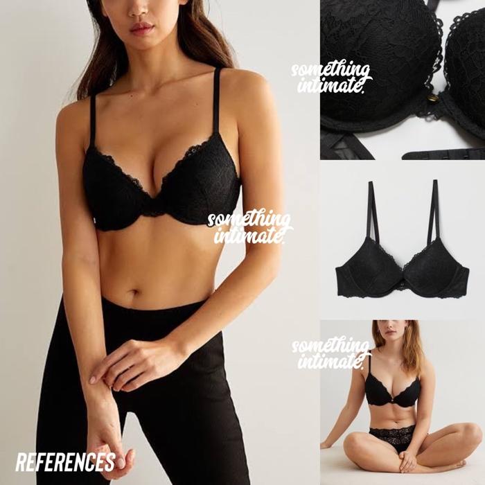 Gambar ready H&M Boohoo Vixen Satin & Lace Bombshell Super Pushup Cleavage dari acatpuse undefined Tokopedia
