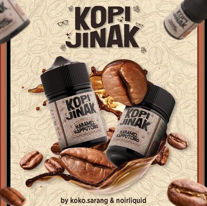 Gambar KOPI Jinak 60MLI by Koko Sarang X Noir Karamel Kapputcino - FB KOPI 6mg dari Otashops undefined Tokopedia