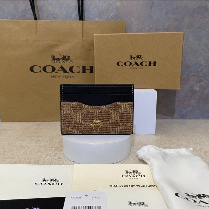 Gambar COÄCH Cardholder in Signature Authentic + BOX - Blk - Brown dari Boystore Id undefined Tokopedia