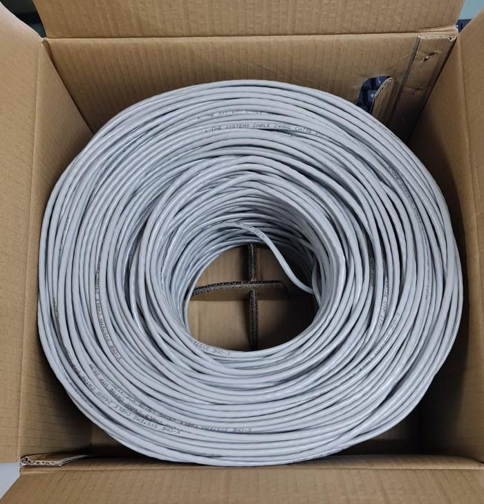 Gambar Kabel Lan Utp Cat 5E 1Roll ( 305 Meter ) / Kabel Lan Cat 5E 305M - UTP INDOOR dari Abay Hanavi electro undefined Tokopedia