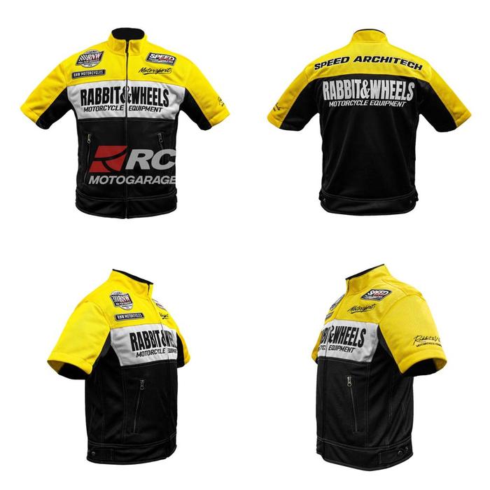 Gambar Jaket - Rabbit and Wheels Polo Mesh Yellow Original - L dari RC Motogarage undefined Tokopedia