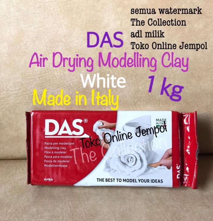 Gambar Atk674Ds 1Kg Putih Das Modelling Air Drying Clay F3 White 1 G dari Sanias Paint undefined Tokopedia