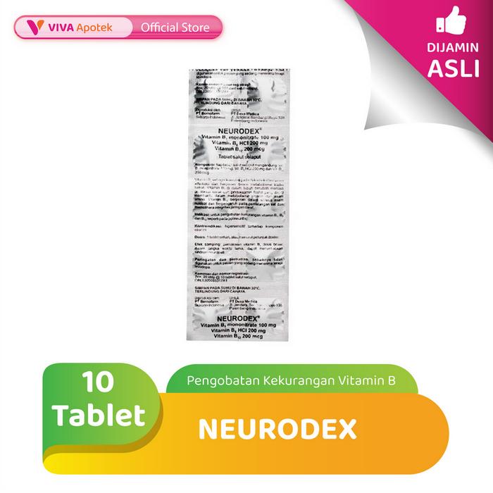 Gambar Neurodex untuk Pengobatan Kekurangan Vitamin B (10 Tablet) dari VIVA APOTEK undefined Tokopedia