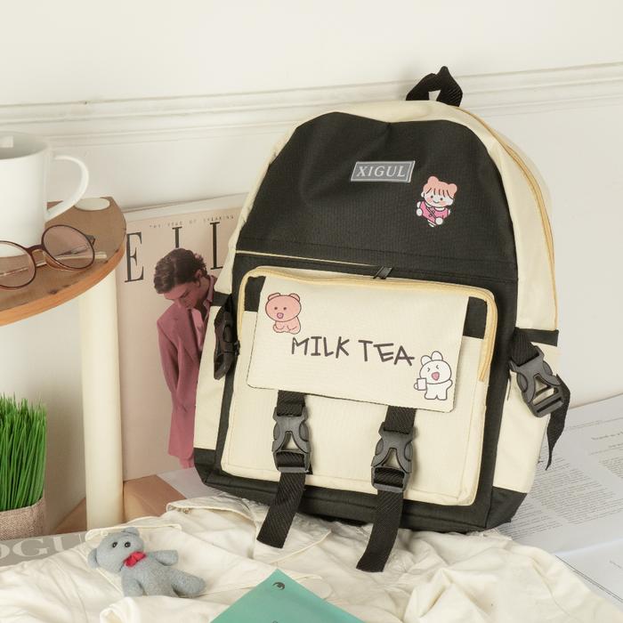 Gambar MORMON MARYSA - Tas Ransel Backpack Tas Sekolah Lucu - Hitam dari Maxus_Store undefined Tokopedia