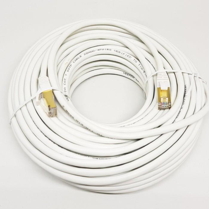 Gambar SKU-1092 KABEL LAN 30M CAT 7 / UTP 30 METER PABRIKAN CAT7 / NETWORKING dari cell88@ undefined Tokopedia