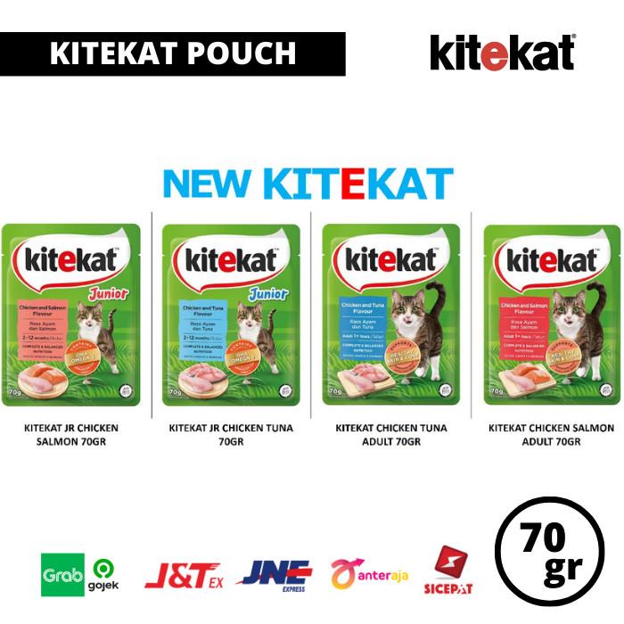 Gambar KITEKAT Cat Food Pouch 70gr - A CK TUNA dari JCC Petshop undefined Tokopedia