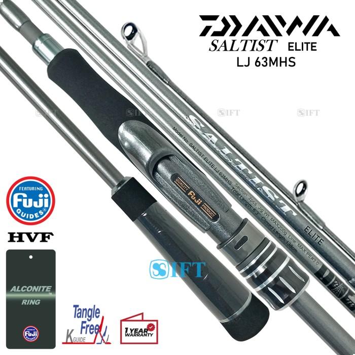 Joran DAIWA SALTIST ELITE LJ Spinning Light Jigging Full Fuji 63 MS