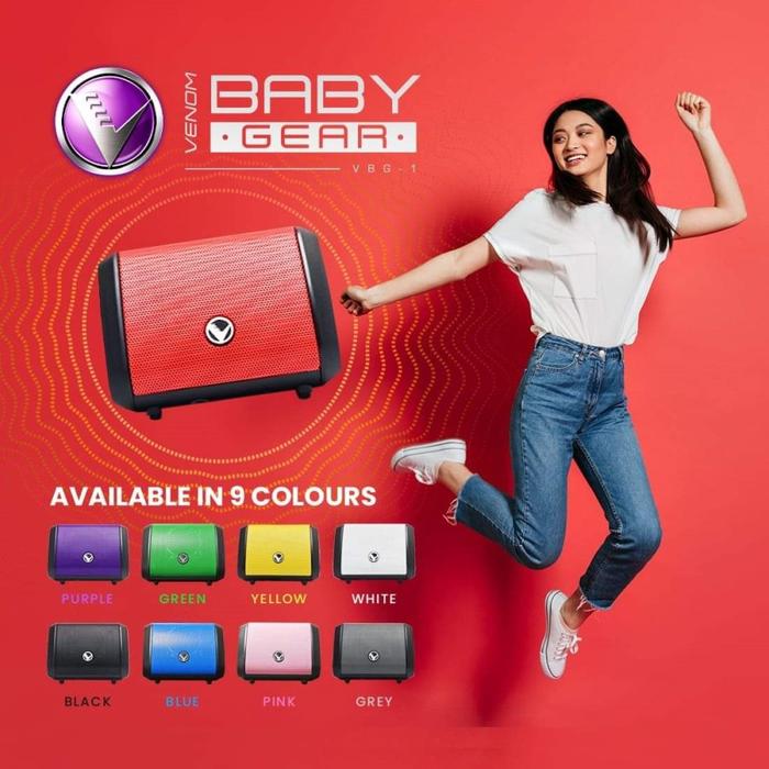 Gambar Venom VBG1 Baby Gear Wireless Speaker Bluetooth Portable TWS VBG-1 dari joko tas undefined Tokopedia