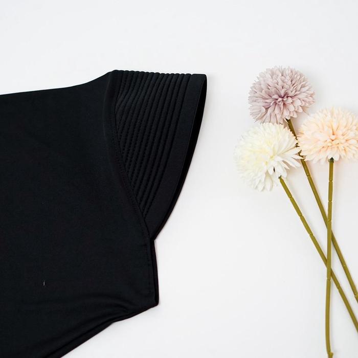 Gambar Hijab Sport | Kerudung Olahraga Jilbab Bergo jersy Simple Pad Tebal - Hitam dari ZAIN COLLECTION_NEW undefined Tokopedia