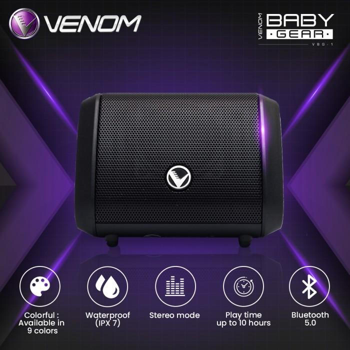 Gambar Promo Venom Baby Gear Vbg 1 Speaker Bluetooth Portable With Stereo - Hitam dari watis cell undefined Tokopedia