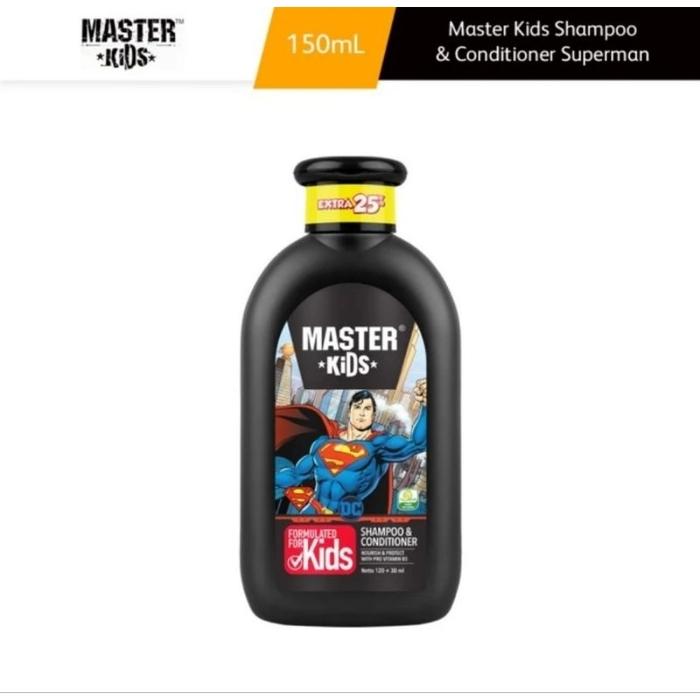 Gambar Master Kids Shampo Dan Conditioner Anak Superhero 150ml - Superman dari tatan kids shop undefined Tokopedia