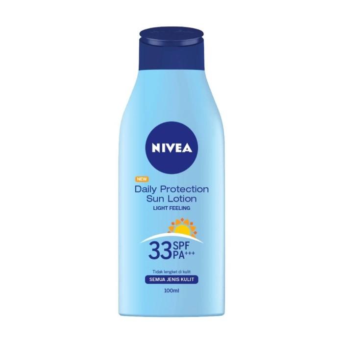 Gambar (BPOM) NIVEA SUN SCREEN| NIVEA SUN PROTECT|SUNSCREEN WAJAH & BADAN - SUN DAILY SPF33, SUNSCREEN BADAN dari Organic.Maskeu undefined Tokopedia