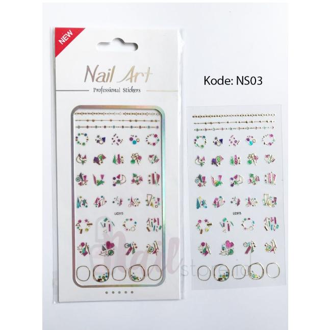Gambar 3D NAIL Japanese Nail Stickers - STIKER KUKU BUNGA TULIP nail art - NS03 dari nailstore.id undefined Tokopedia
