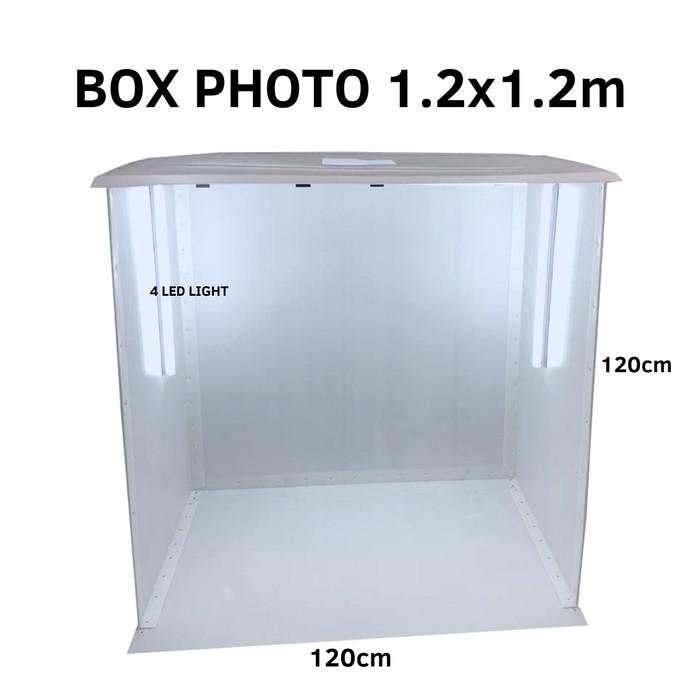 Gambar Box Studio mini ukuran 1.2m (1.2m x 1.2m) Custom motif - STANDART dari Supplieralasfoto undefined Tokopedia