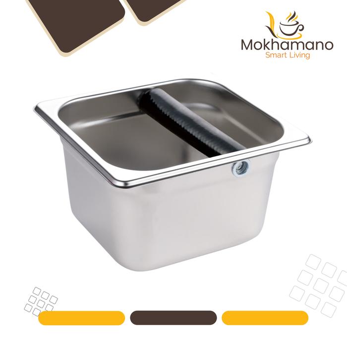 Gambar Muranee Stainless Knox Box Coffee Powder Box Ampas Kopi H10630- H10631 - 1/6 10 H10630 dari Mokhamano Coffee undefined Tokopedia