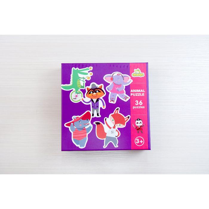 Gambar DUOQU Animal Puzzle 36 puzzles / My First Puzzle Jigsaw Big Puzzle dari tulswrf undefined Tokopedia