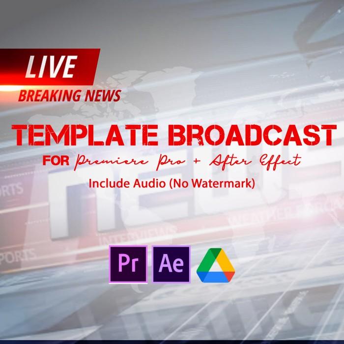 Jual Template Broadcast Buat After Effect dan Premiere Pro