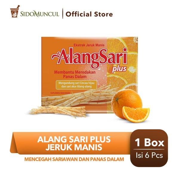 Gambar Alang Sari Plus Jeruk Manis 6s - Mencegah Sariawan & Panas Dalam dari douyong undefined Tokopedia