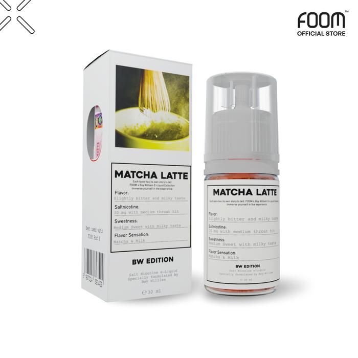 Gambar Liquid FOOM x BW Series - 30 mL - Matcha Latte dari FOOM LAB GLOBAL undefined Tokopedia