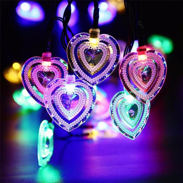 Gambar Promo Solar Power 8 Modes 20 LED Heart Shape String Light Outdoor dari SAFANA MALL undefined Tokopedia
