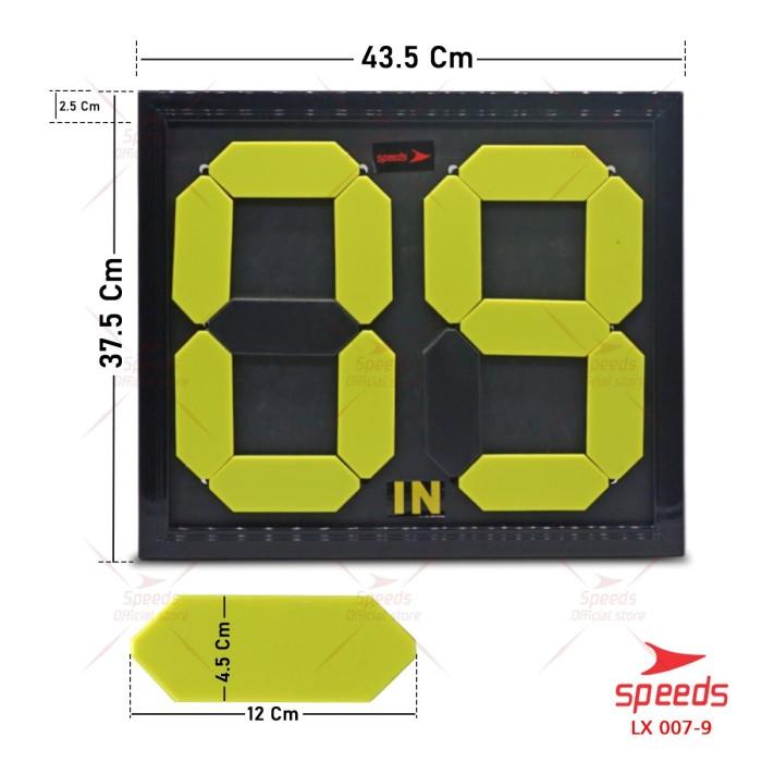 Gambar SPEEDS Papan Pergantian pemain Sepak bola Football In Out speeds 008-1 - 007-9 dari Speedshome undefined Tokopedia