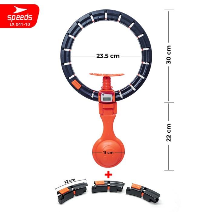 Gambar SPEEDS Hula Hoop Ring Olahraga Portable Bongkar Pasang 041-10 - 10 OREN dari Speedshome undefined Tokopedia