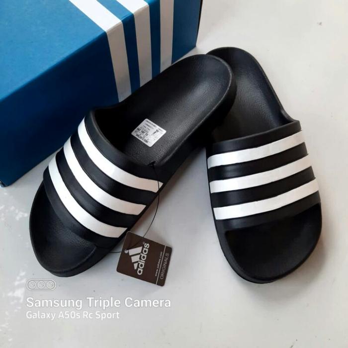 Jual Sandal Adidas Duramo ADILETTE AQUA Slide Sendal Selop Pria