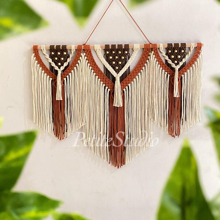 Gambar Home Decor Dekorasi Macrame 100X70Cm Wall Hanging Hiasan Dinding dari acdiskon undefined Tokopedia