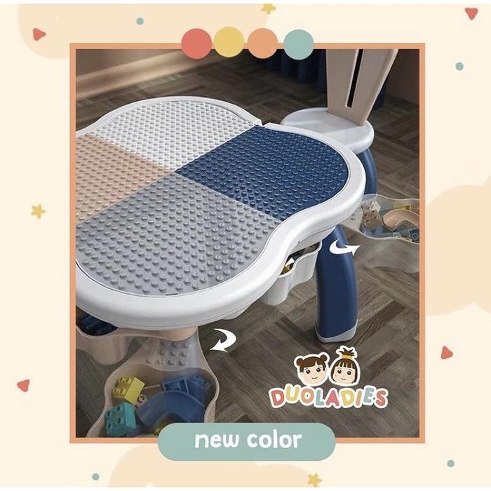 Gambar Set Meja Building Blocks dari yunengsihh undefined Tokopedia