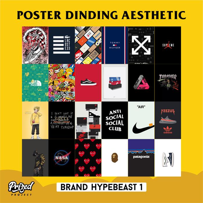 Gambar Poster Dinding Aesthetic | Poster Aesthetic | Poster Murah | Brand - BRAND 1 dari Prized Project undefined Tokopedia